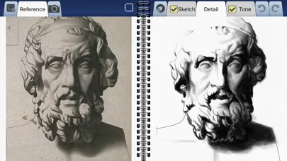 Capturas de tela do Interactive Sketchbook