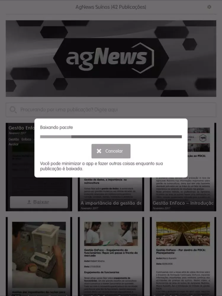 AgNews Suínos iPad 应用截图