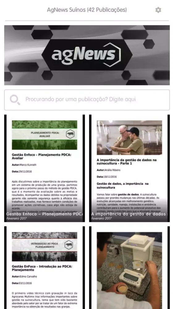 AgNews Suínos应用截图