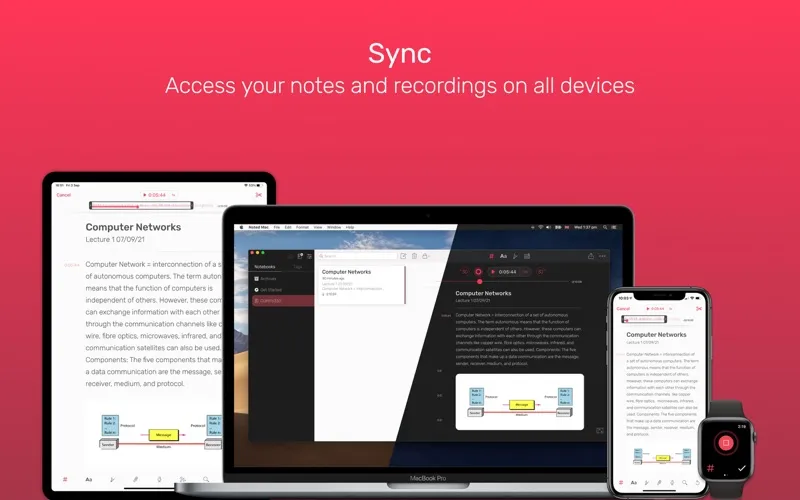 Noted: Record, AI-Transcribe Ekran Görüntüleri