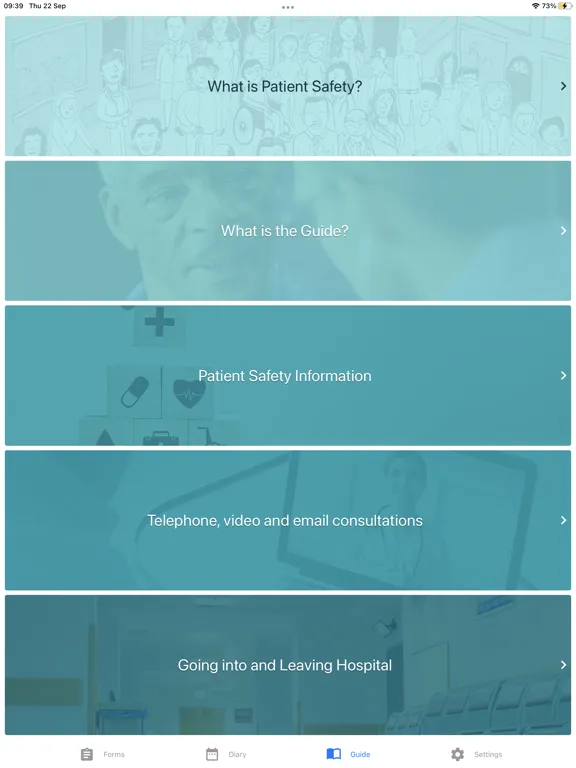 Скриншоты The Patient Safety Guide iPad 