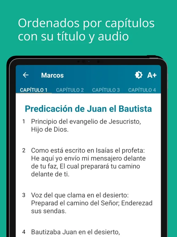 Capturas de tela do La Biblia en Español iPad 