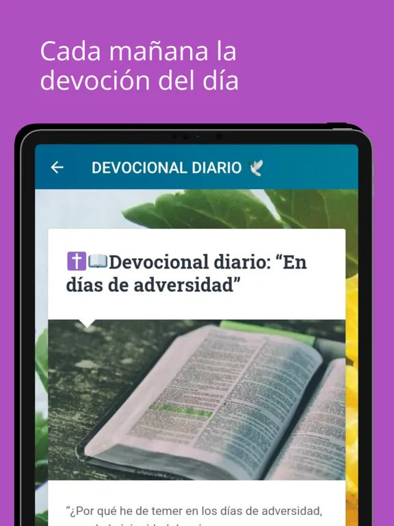 Capturas de tela do La Biblia en Español iPad 