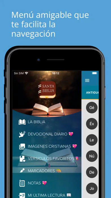 Capturas de tela do La Biblia en Español
