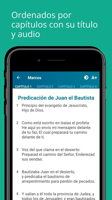 Capturas de tela do La Biblia en Español