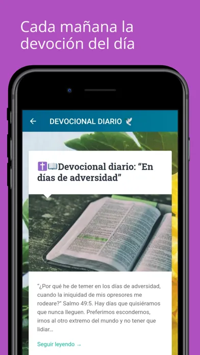 Capturas de tela do La Biblia en Español