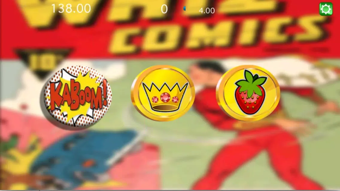Captures d'écran de Super Mega Comic Slots
