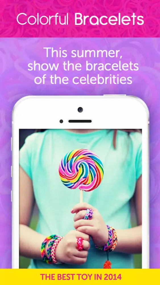 Colorful Bracelets : Rainbow Loom应用截图