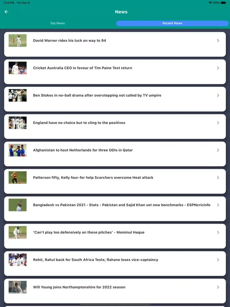 Captures d'écran de Super T20 Prediction iPad 