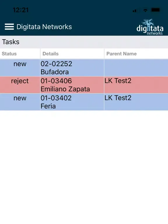 Zrzuty ekranu Digitata Infinity Mobile iPad 
