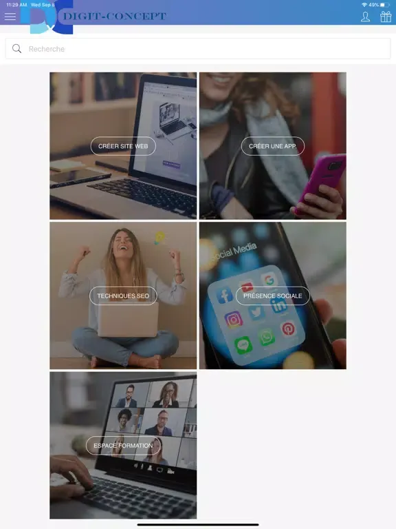 DIGIT CONCEPT iPad  스크린샷