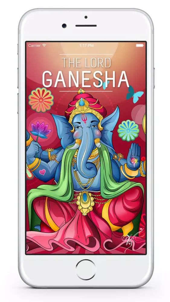 Tangkapan layar Lord Ganesha : Mantras, Stories, Songs, Wallpapers, Krishna Temples