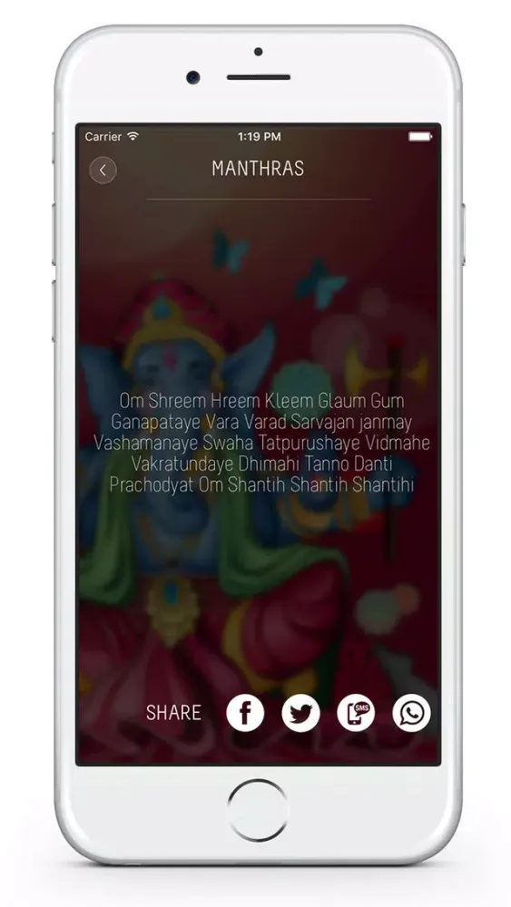 Tangkapan layar Lord Ganesha : Mantras, Stories, Songs, Wallpapers, Krishna Temples
