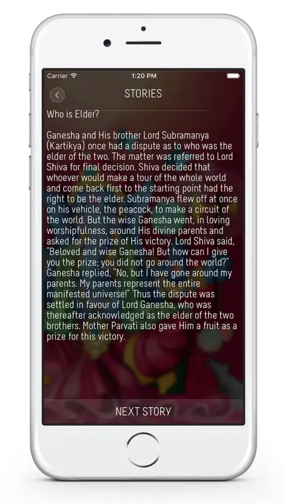 Tangkapan layar Lord Ganesha : Mantras, Stories, Songs, Wallpapers, Krishna Temples