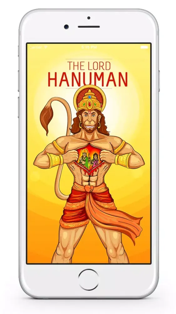Ảnh chụp màn hình của Lord Hanuman : Mantras, Stories, Songs, Wallpapers, Hanuman Temples