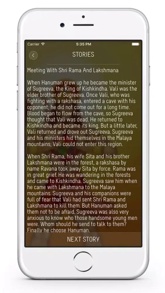 Ảnh chụp màn hình của Lord Hanuman : Mantras, Stories, Songs, Wallpapers, Hanuman Temples