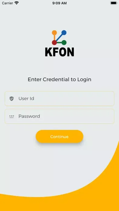 Tangkapan skrin KFON-CAF