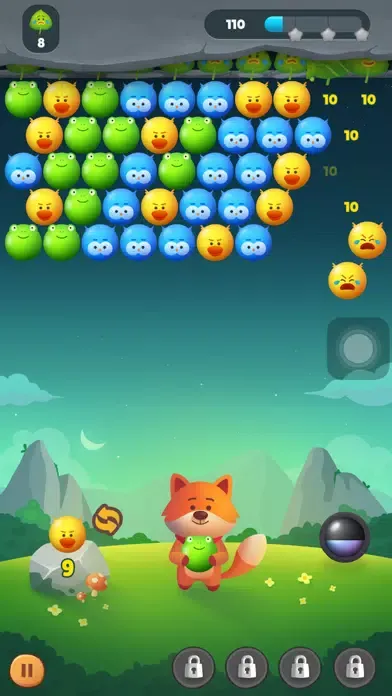 ภาพหน้าจอของ Nusty Fox -Bubble Shooter Game