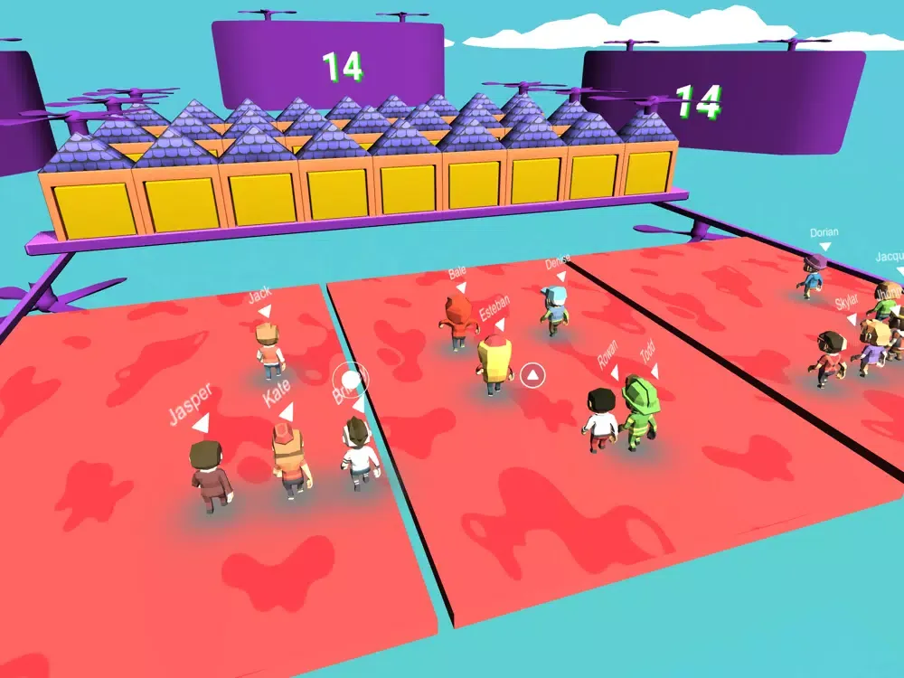 Dudes Mayhem Race 3D iPad  Screenshots