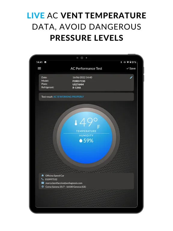 AC diagnosis iPad  Screenshots