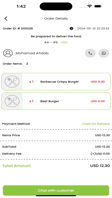 Tangkapan layar Fahitas Delivery Man
