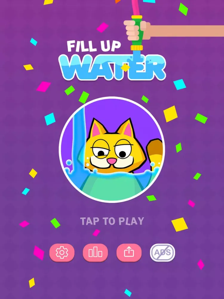 Tangkapan layar Fill Up Water iPad 