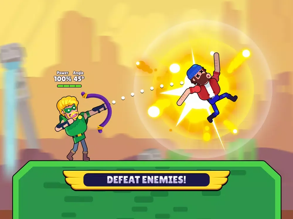 Tangkapan skrin Marksmen iPad 