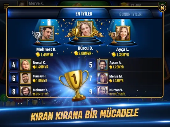 Okey - Tekel Okey iPad  Ekran Görüntüleri