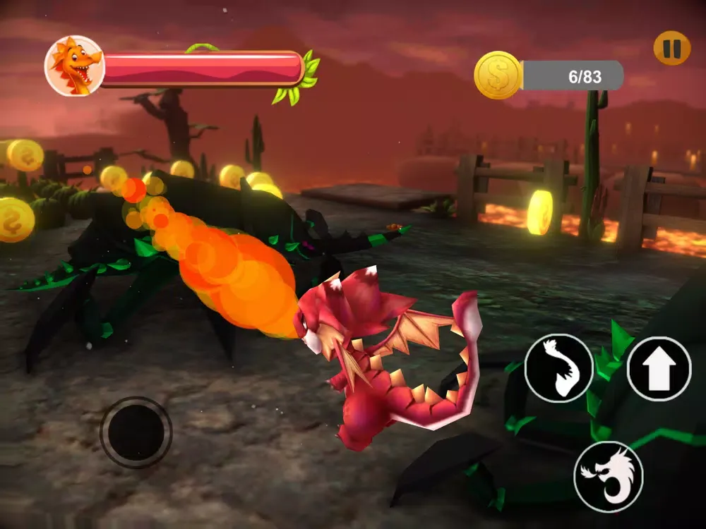 Captures d'écran de Angry Dragon Land War Story iPad 