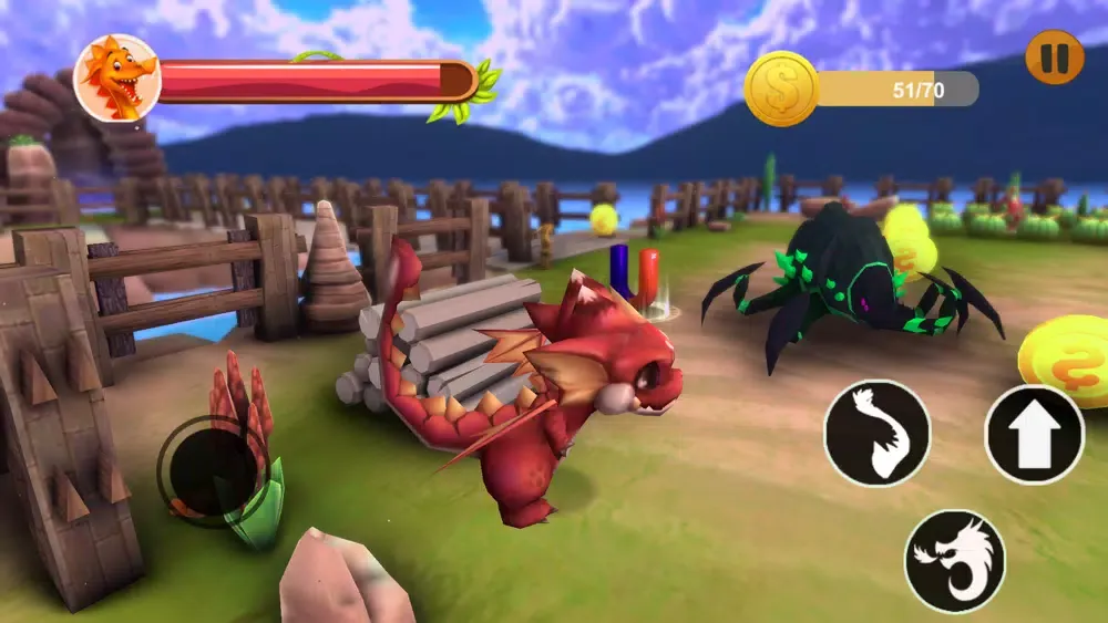 Captures d'écran de Angry Dragon Land War Story