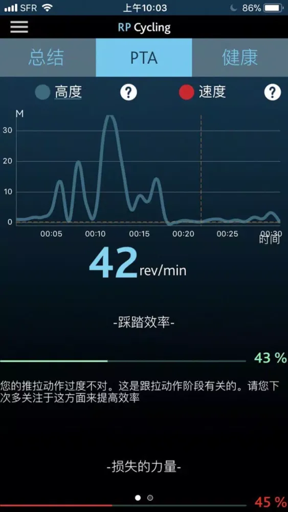 Capturas de pantalla de 自行车智能鞋垫 (RPCycling)