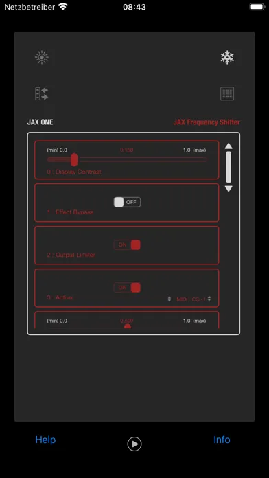 JAX ONE Frequency Shifter Screenshots