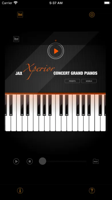 JAX Xperior Grand Piano Screenshots