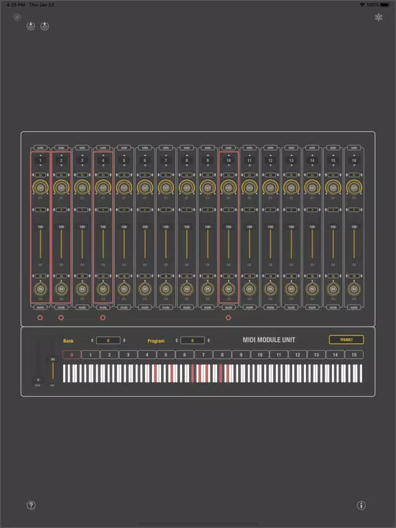 MIDI SWEET: Module Unit (AU) iPad  স্ক্রিনশট