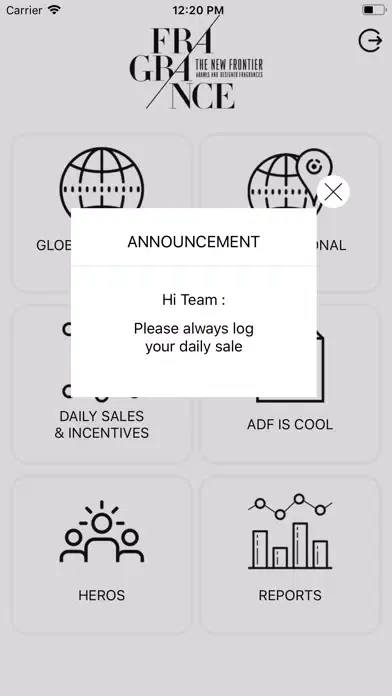 Aramis & DF Sales App應用截圖