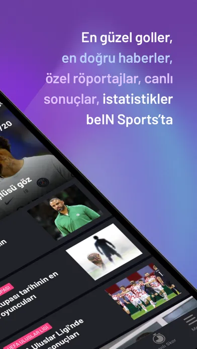Capturas de pantalla de beIN SPORTS TR