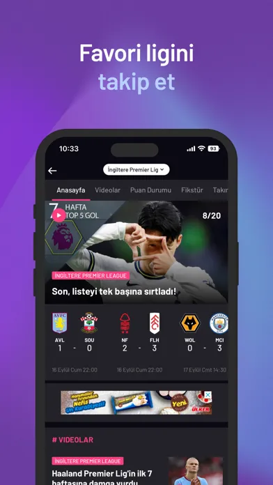 Capturas de pantalla de beIN SPORTS TR