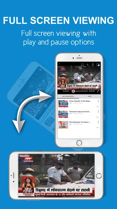 Captures d'écran de nexGTv News - Live TV Videos