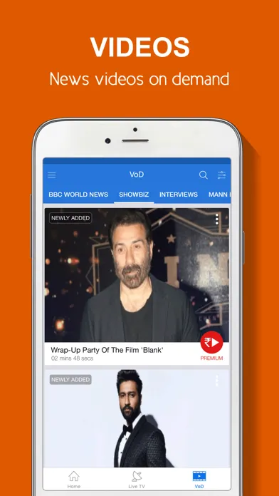 Captures d'écran de nexGTv News - Live TV Videos