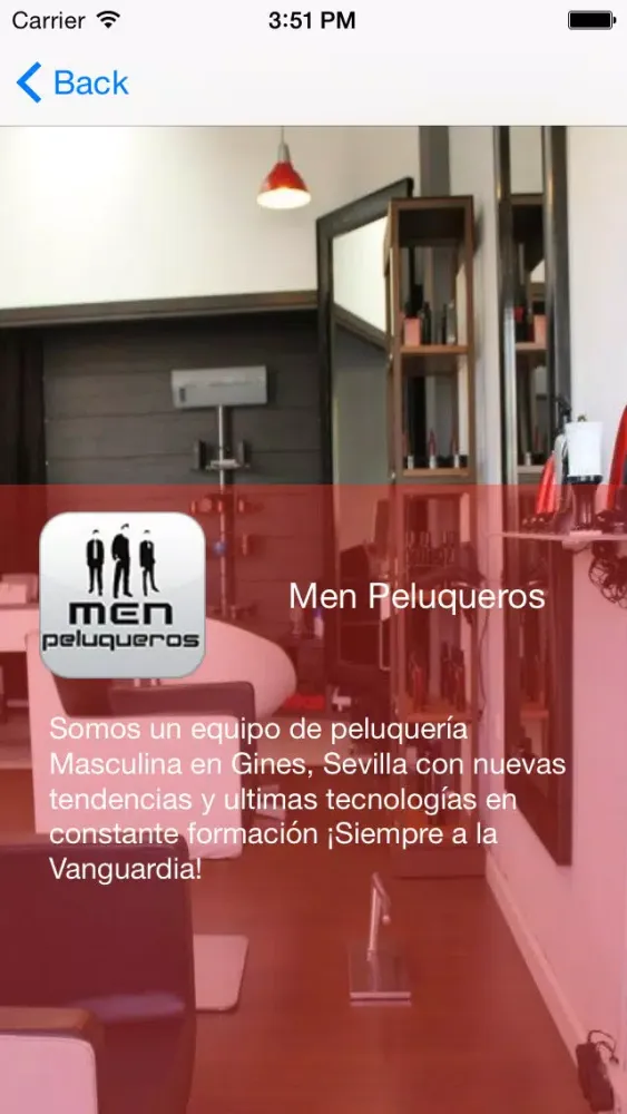 Captures d'écran de Men Peluqueros