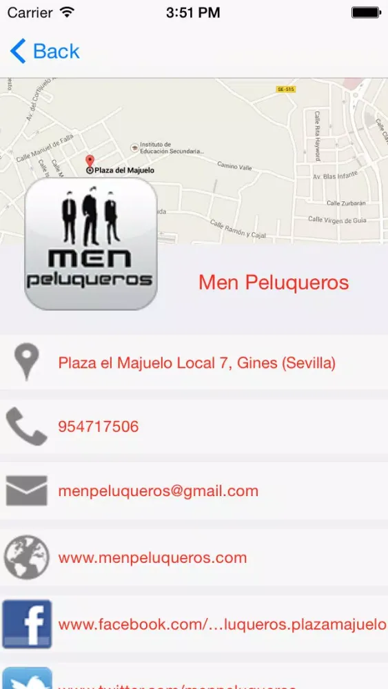 Captures d'écran de Men Peluqueros
