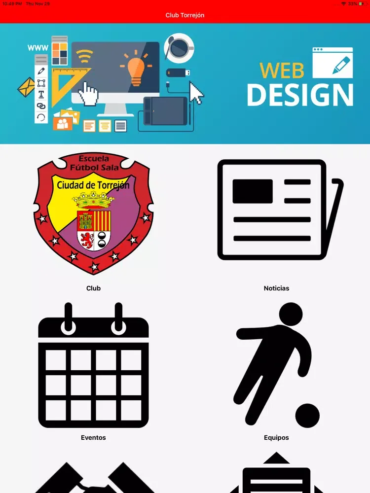 ภาพหน้าจอของ EFS Ciudad de Torrejon iPad 