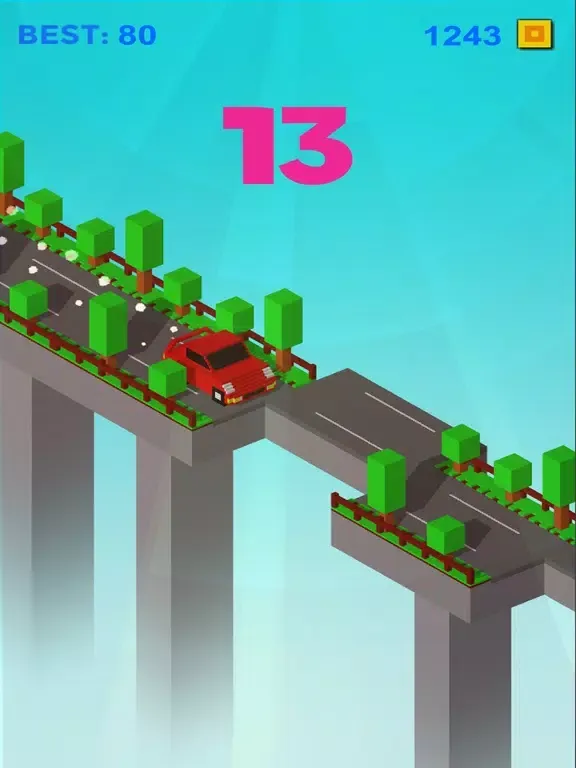 Screenshot di Crossy Bridge iPad 