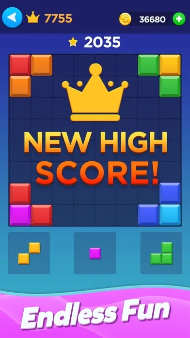 Captures d'écran de Block Crush Daily
