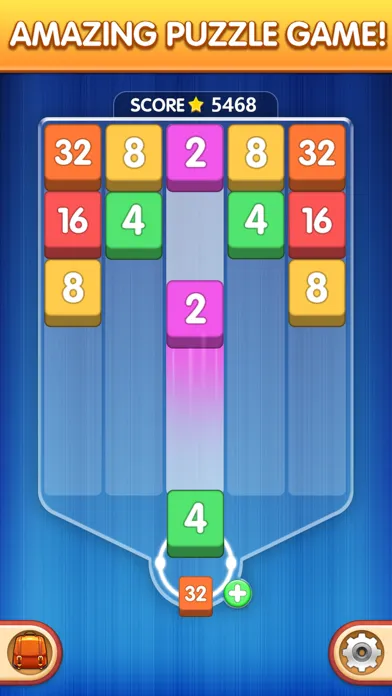 Capturas de tela do Number Tiles Puzzle