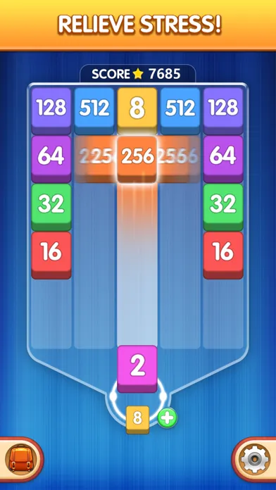 Capturas de tela do Number Tiles Puzzle
