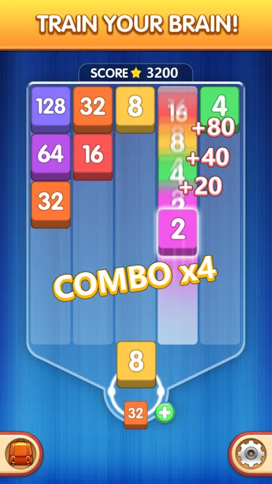 Capturas de tela do Number Tiles Puzzle