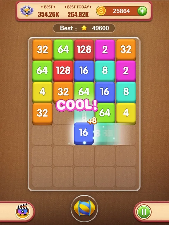 Tangkapan layar Tap to Merge & Match iPad 