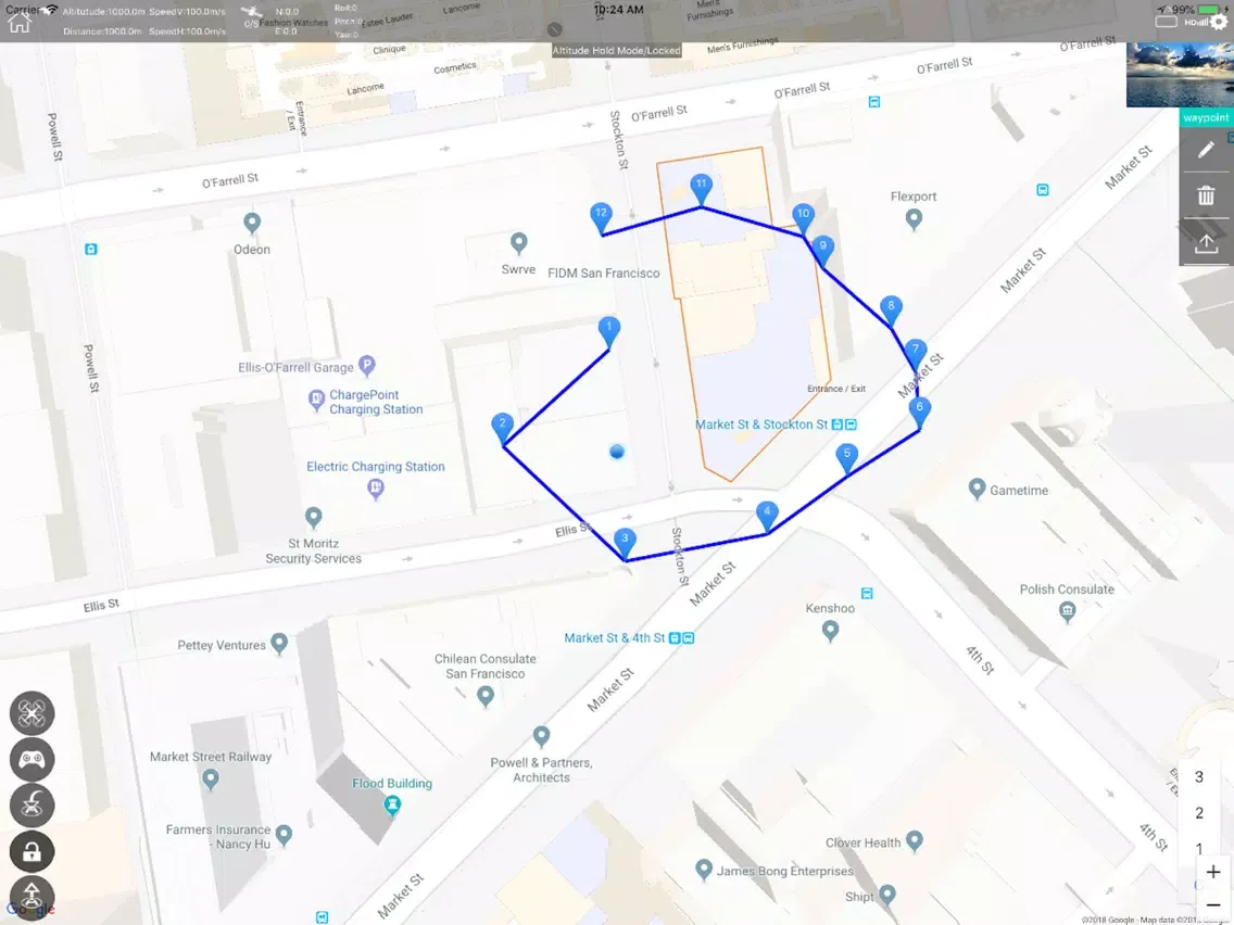 ภาพหน้าจอของ SK GPS iPad 