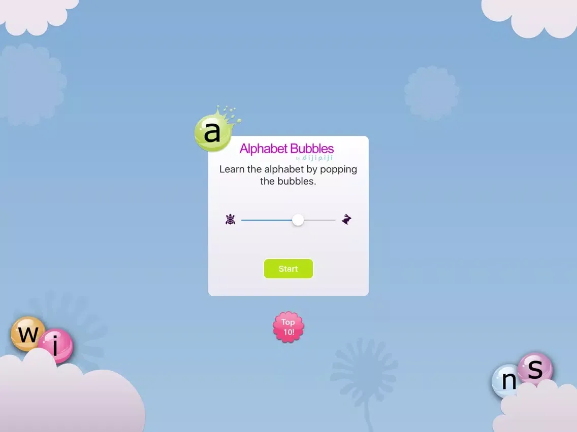 Alphabet Bubbles iPad  Screenshots